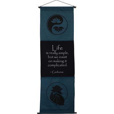 Banner, life is really simple But we insist on making it complicated