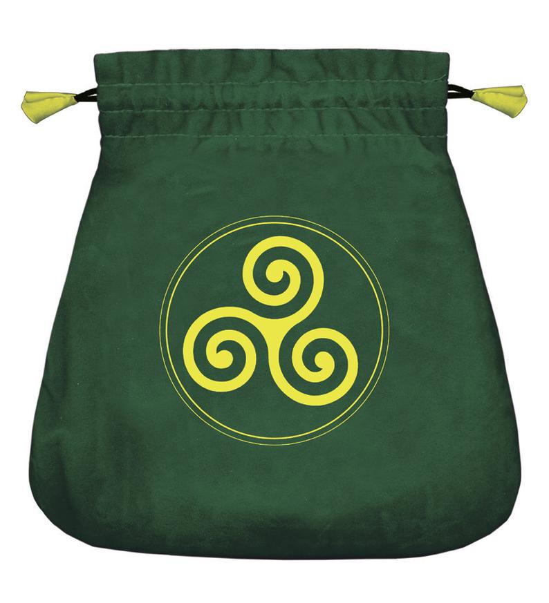 Triskel Celtic Velvet/ Silk Tarot Bag