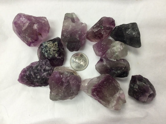 Rough Fluorite ~30g to ~70g