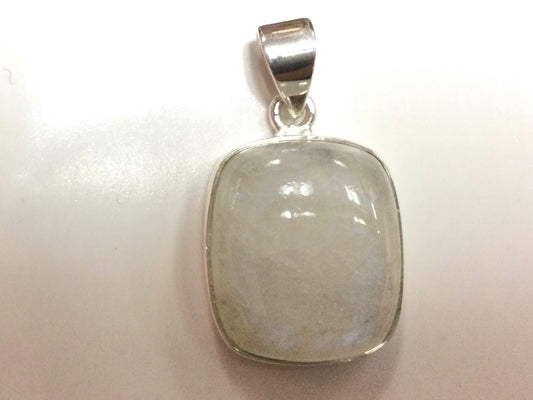 Moonstone Pendants w/ Silver Backing