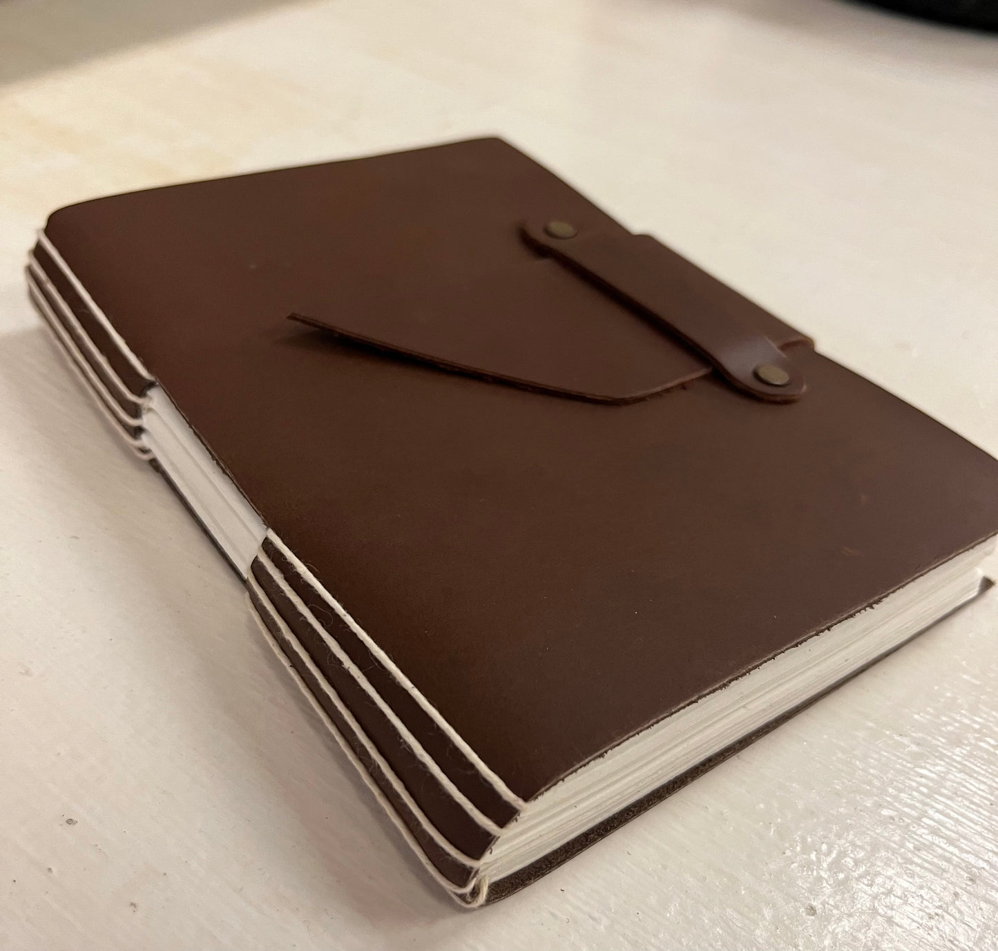 Leather Bound Journal, Sienna Brown