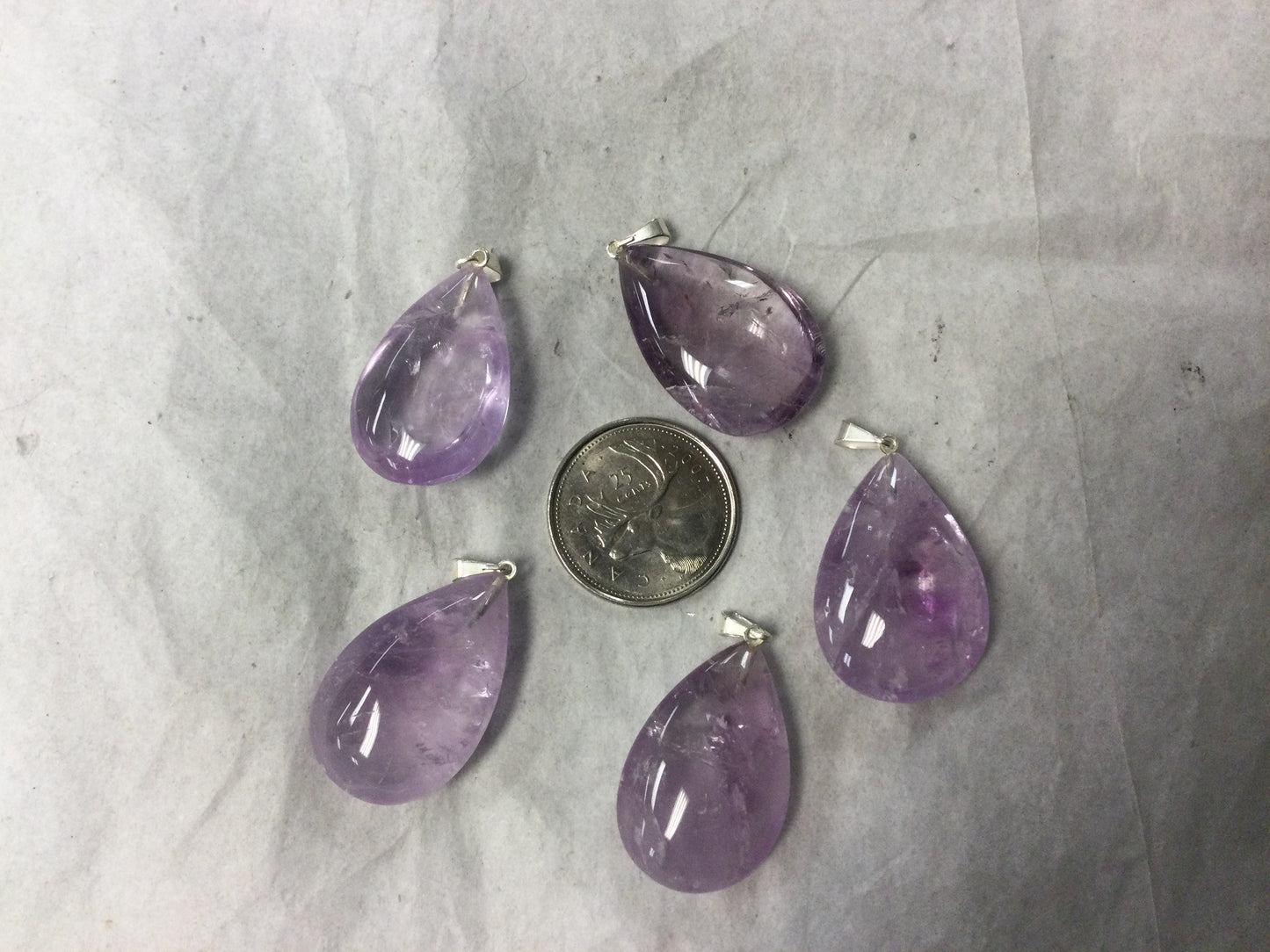 Amethyst Drop Pendant