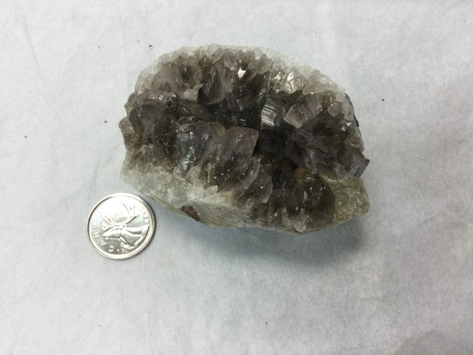 Smokey Amethyst Cluster