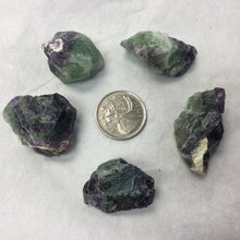 Load image into Gallery viewer, Rough Rainbow Flourite Chunks
