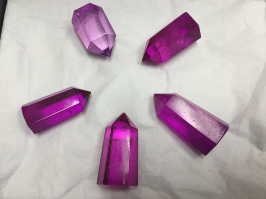 Purple Aura Quartz Standing Point