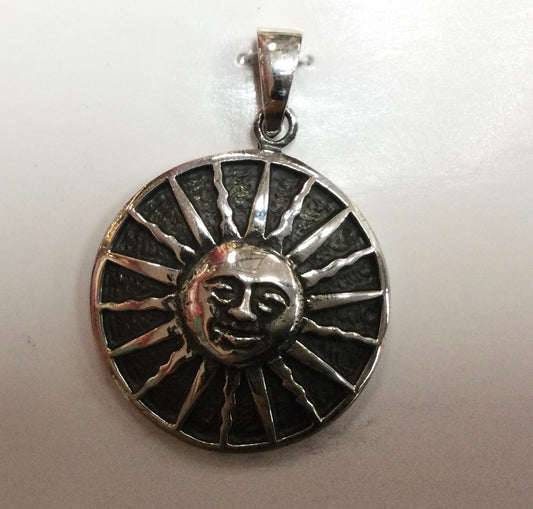 Sun Pendant - Silver