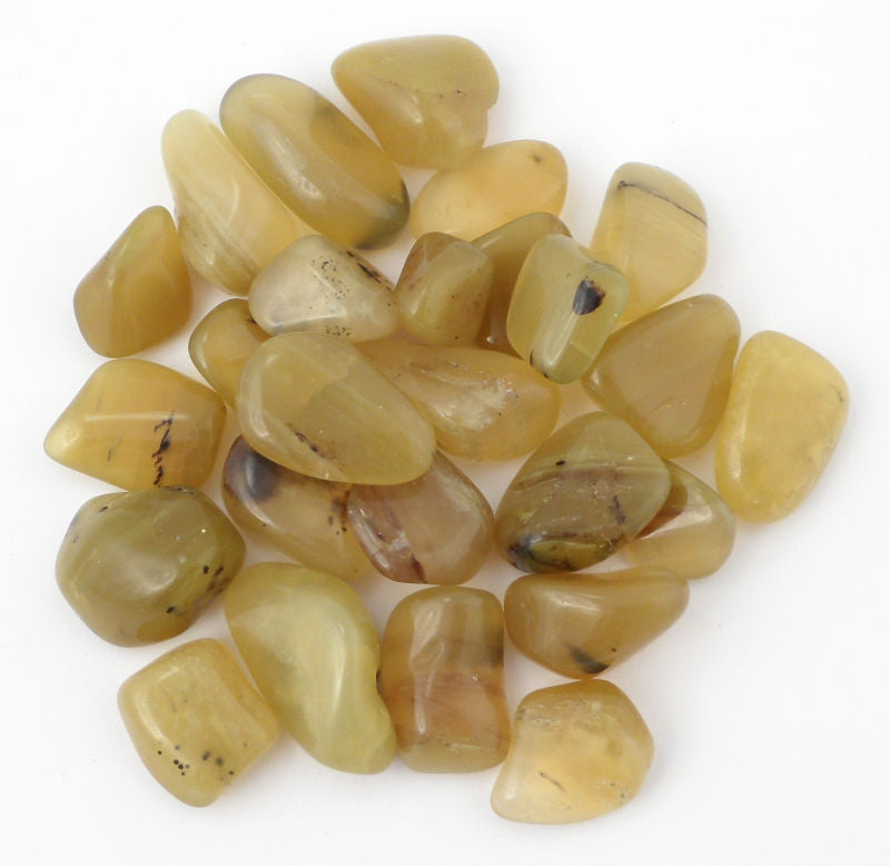 Tumbled Olive Opal (Medium)