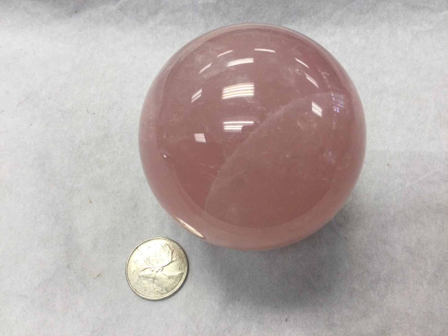 Rose Quartz Sphere, 3”