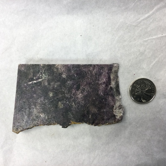 Semi-Polished Charoite Slab