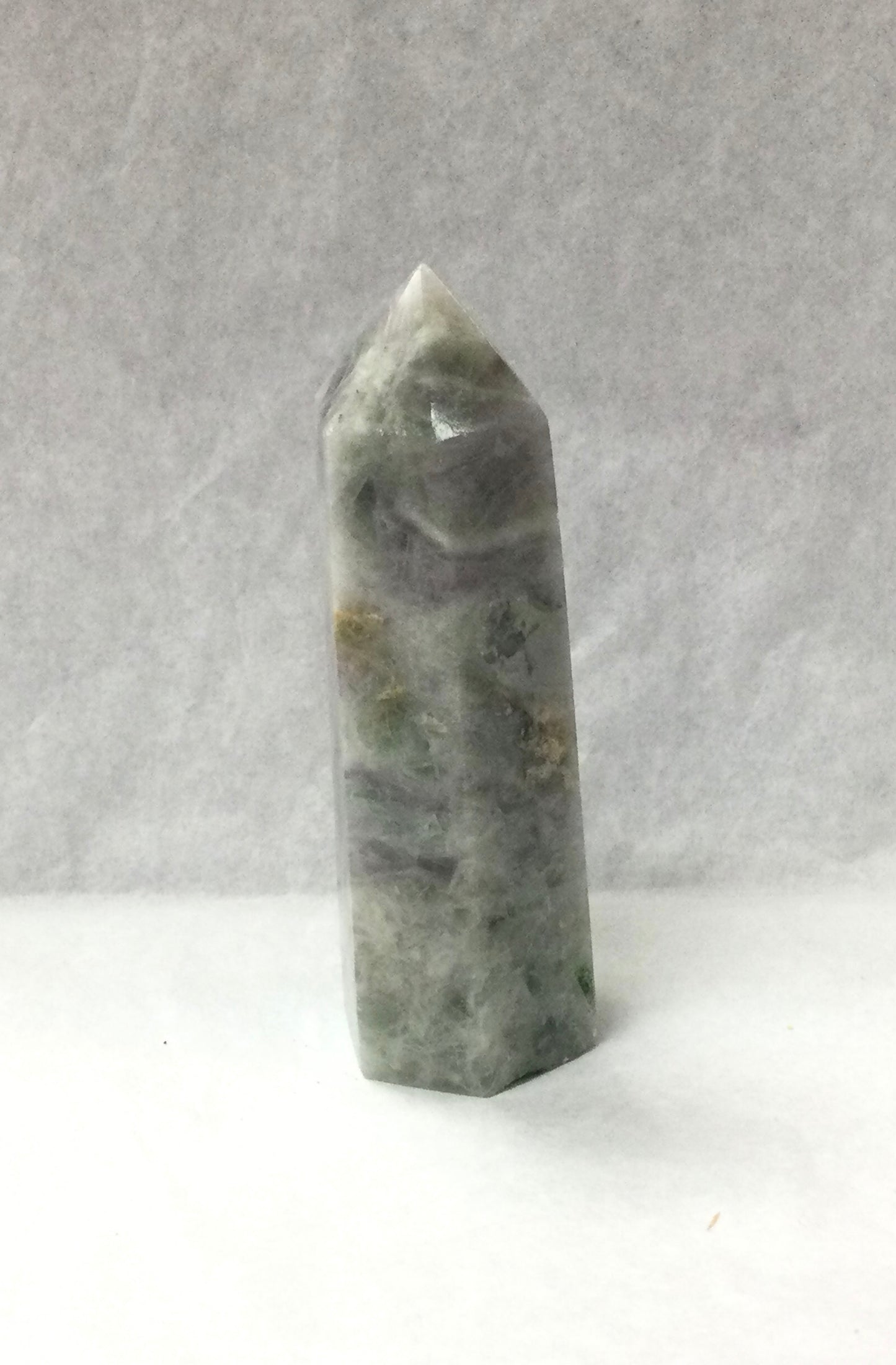Fluorite with Agate Tower