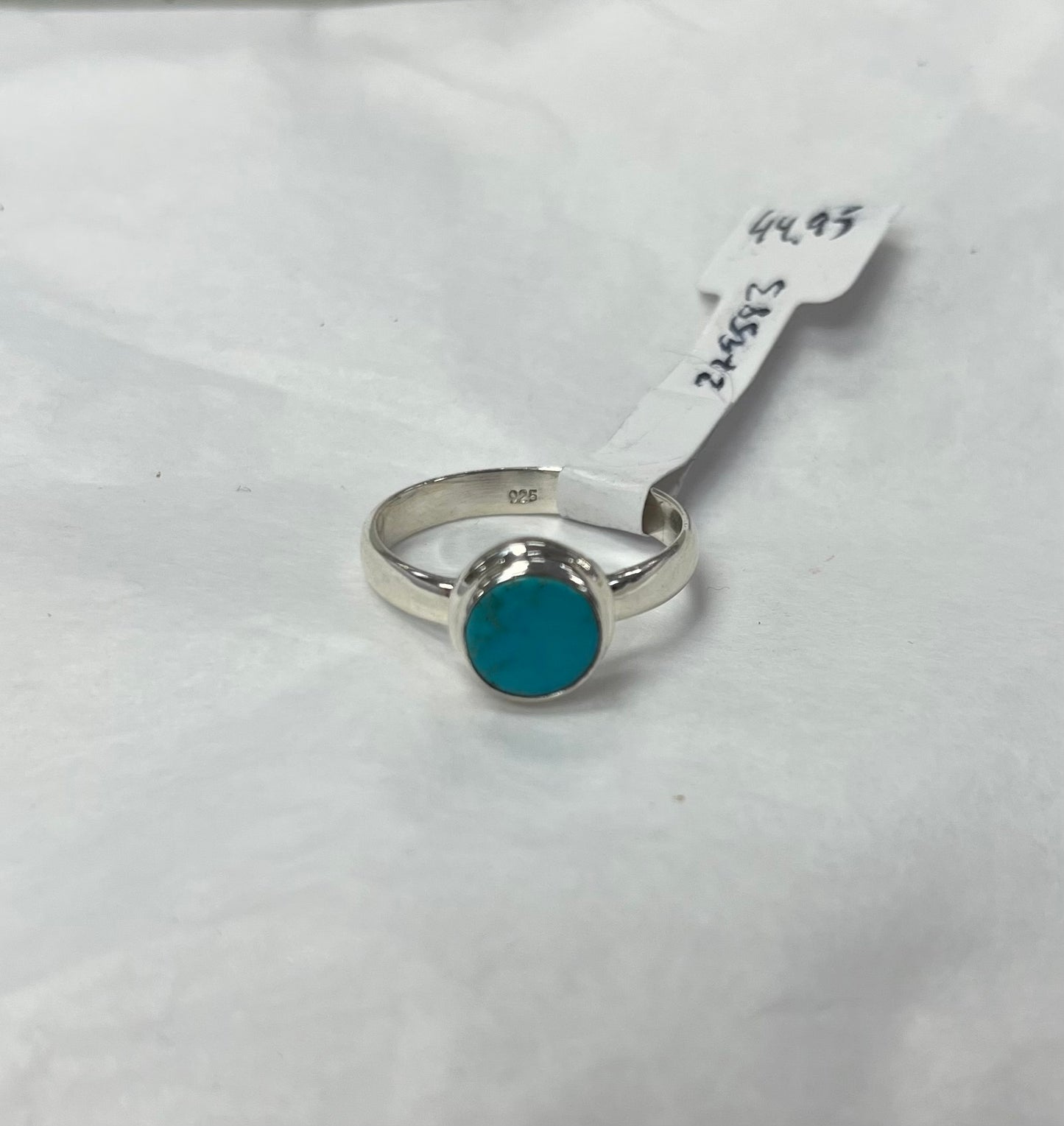 Round Turquoise Ring