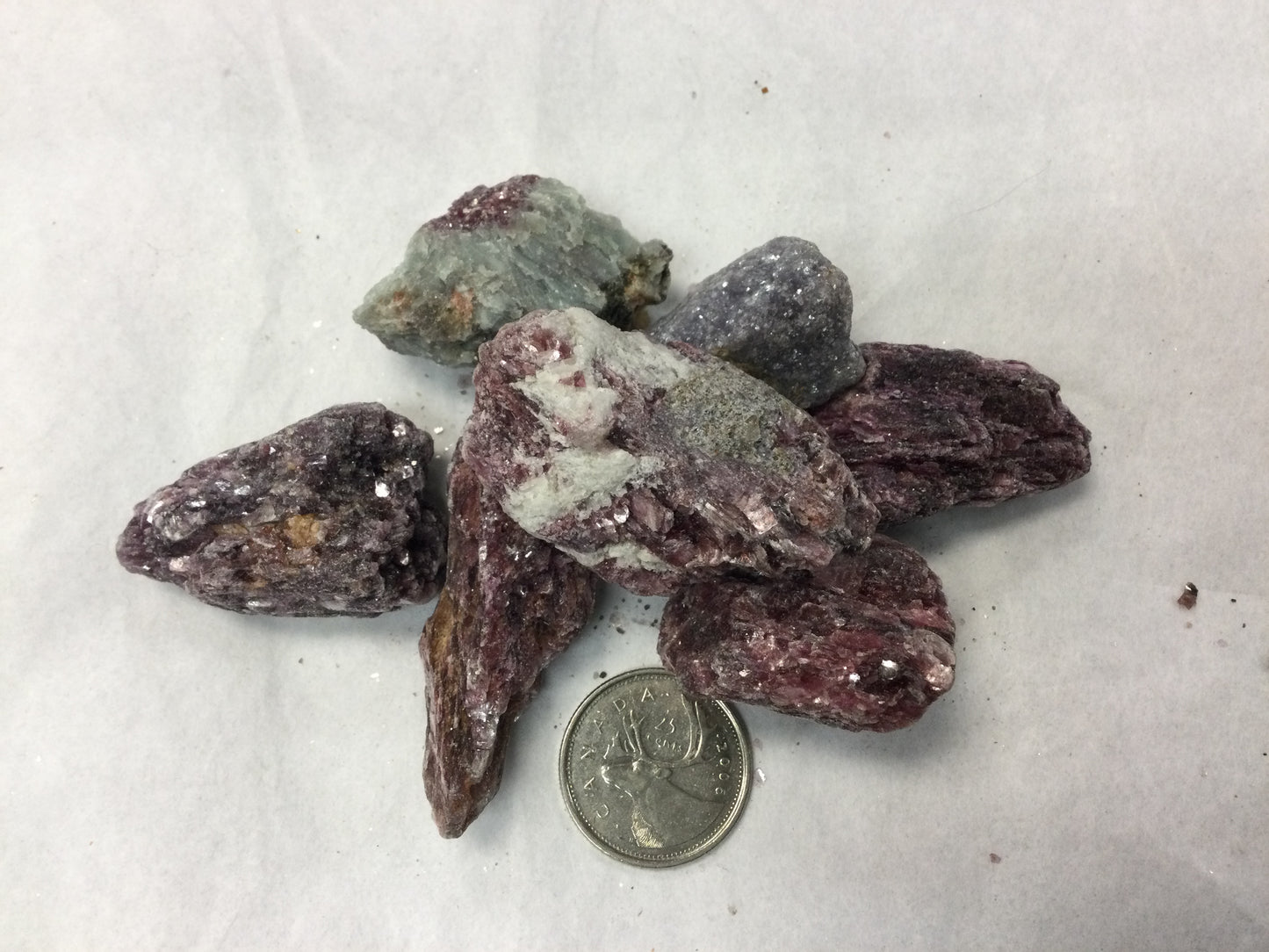 Pink Tourmaline with Lepidolite, Rough