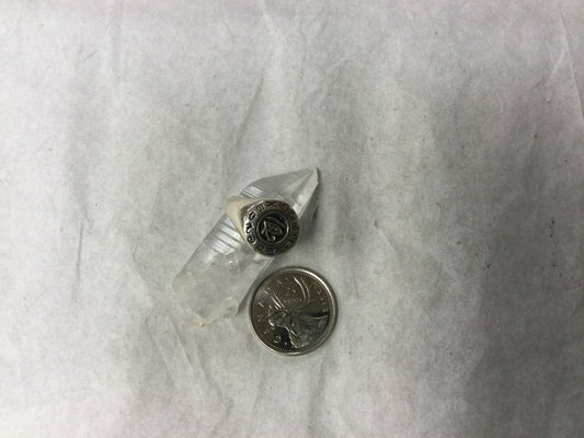 Eye of Horus Silver Wide Band with Symbols around, size 9