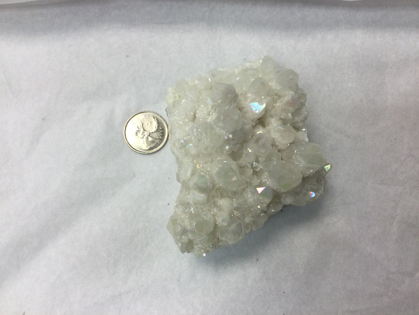 Aqua Aura Quartz Cluster