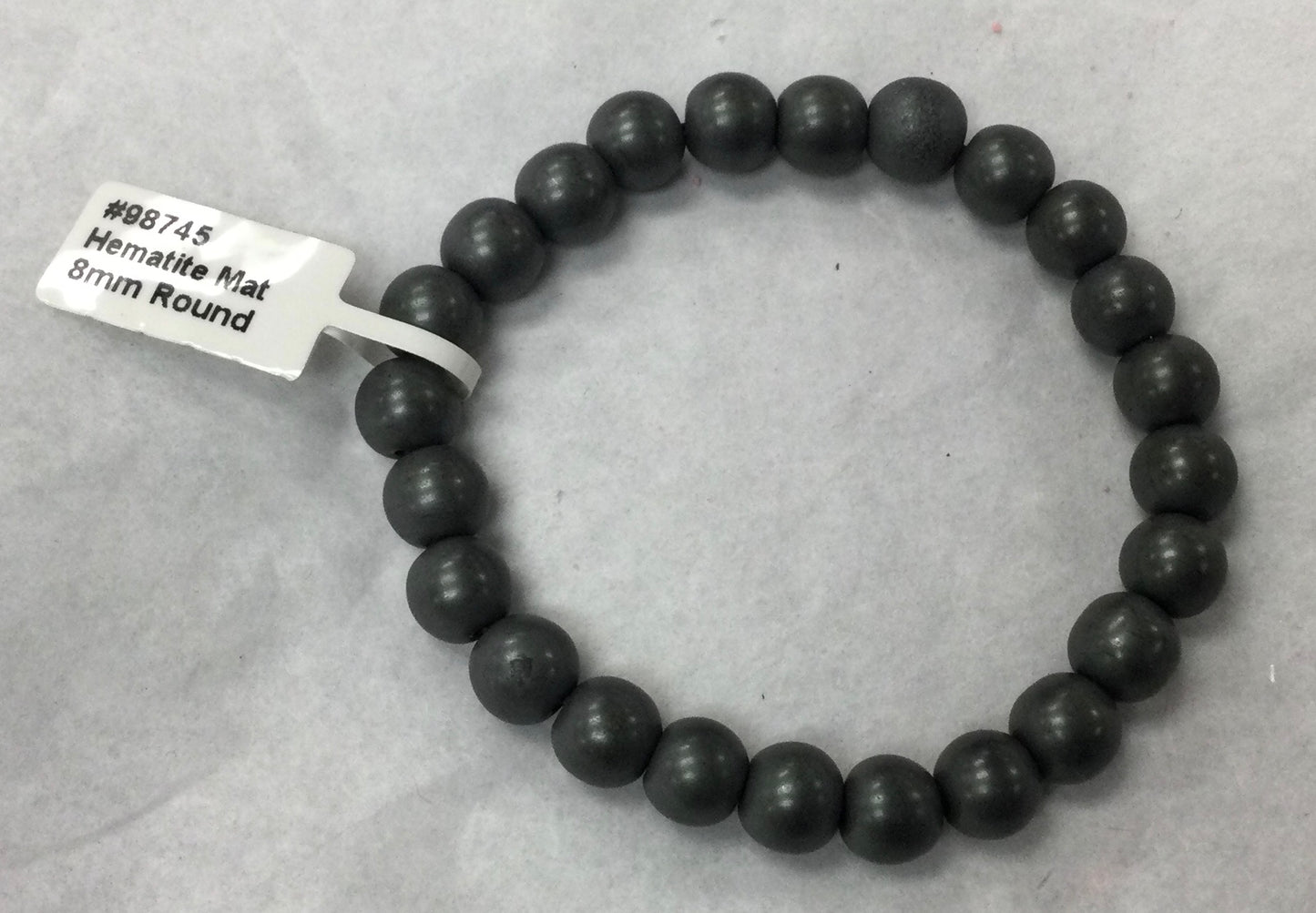 Hematite (Matte) Bracelet 8mm