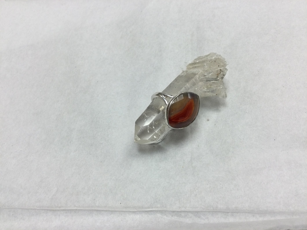 Agate ring size 7