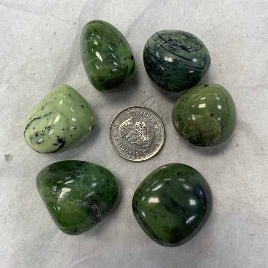 BC Nephrite Jade Tumbled