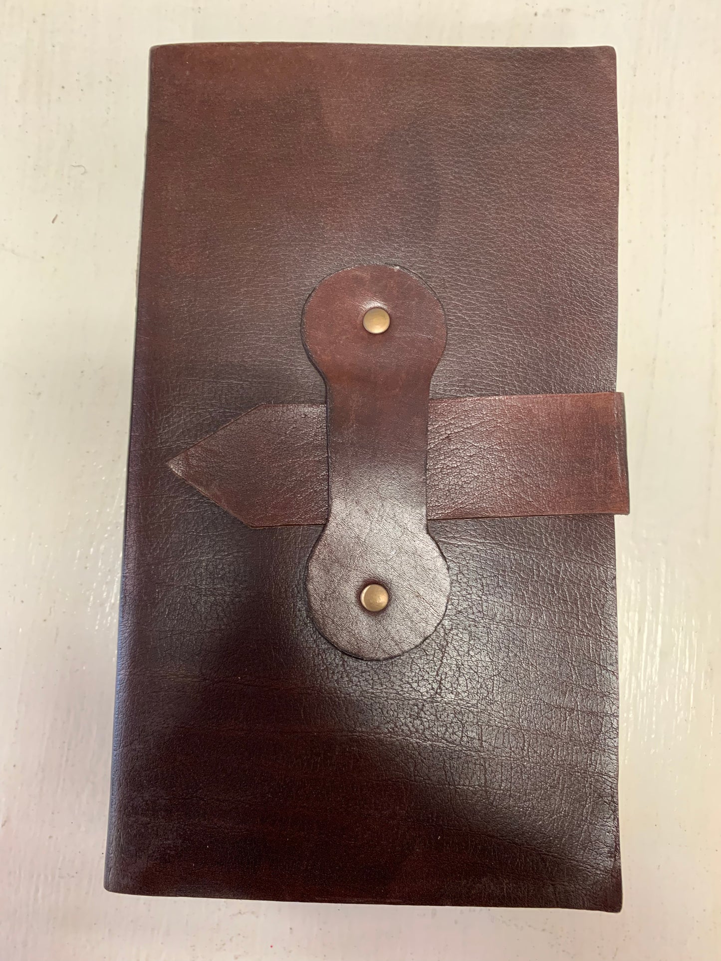 Criss Cross Clasp Leather Journal