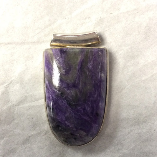 Large Charoite Pendant