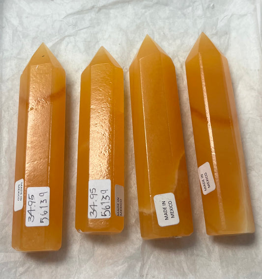 Orange Dreamsicle Calcite Points