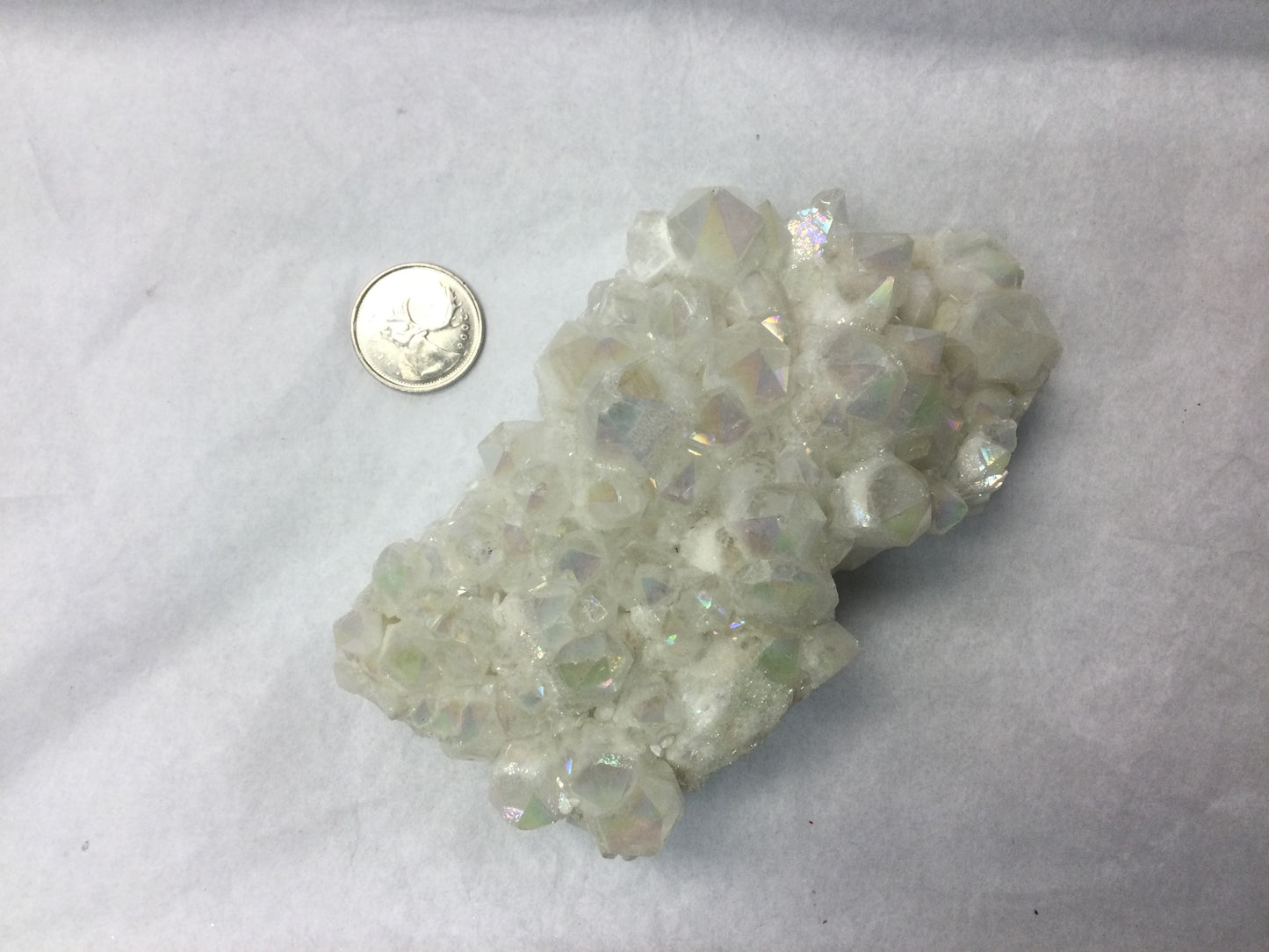 Aqua Aura Quartz Cluster