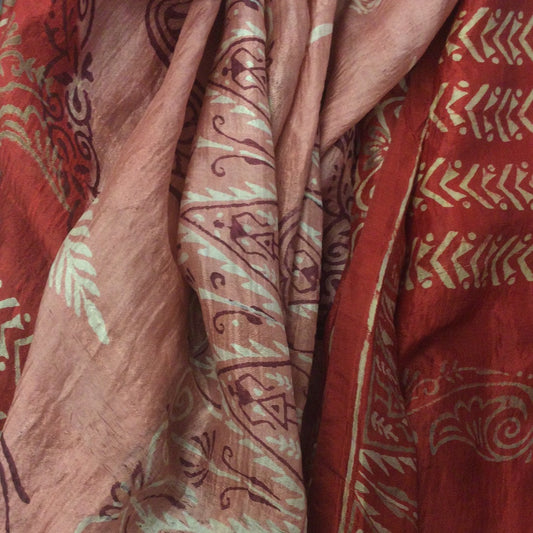 Infinity Scarf, Recycled Sari Material