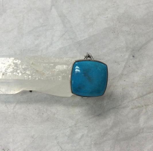 Square Turquoise Ring, size 6