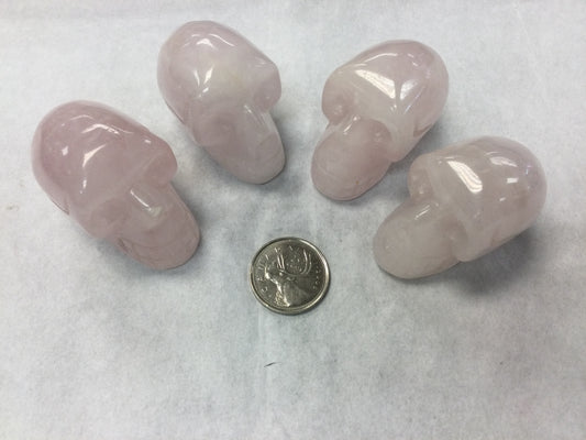 Rose Quartz Skull