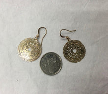 Load image into Gallery viewer, Lavishy earrings, small mandala circles
