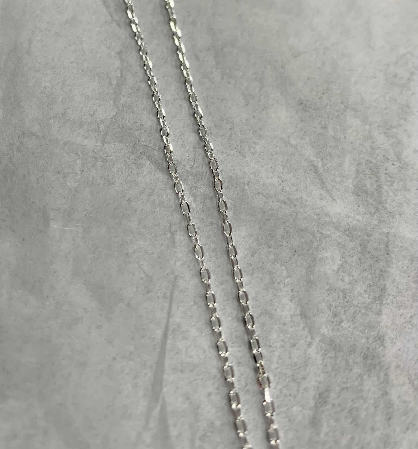 Silver Chain (Chain Link) Various Sizes
