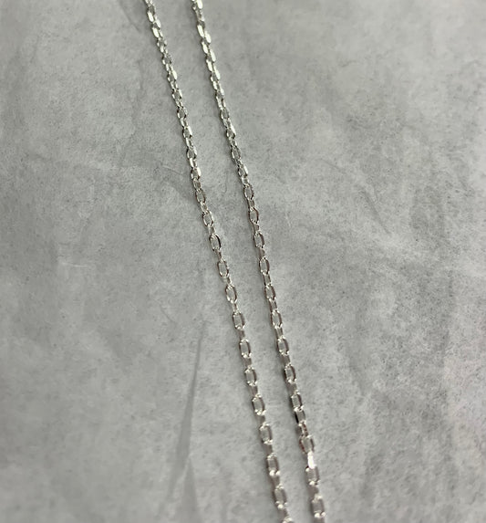 Silver Chain (Chain Link) Various Sizes"Light"