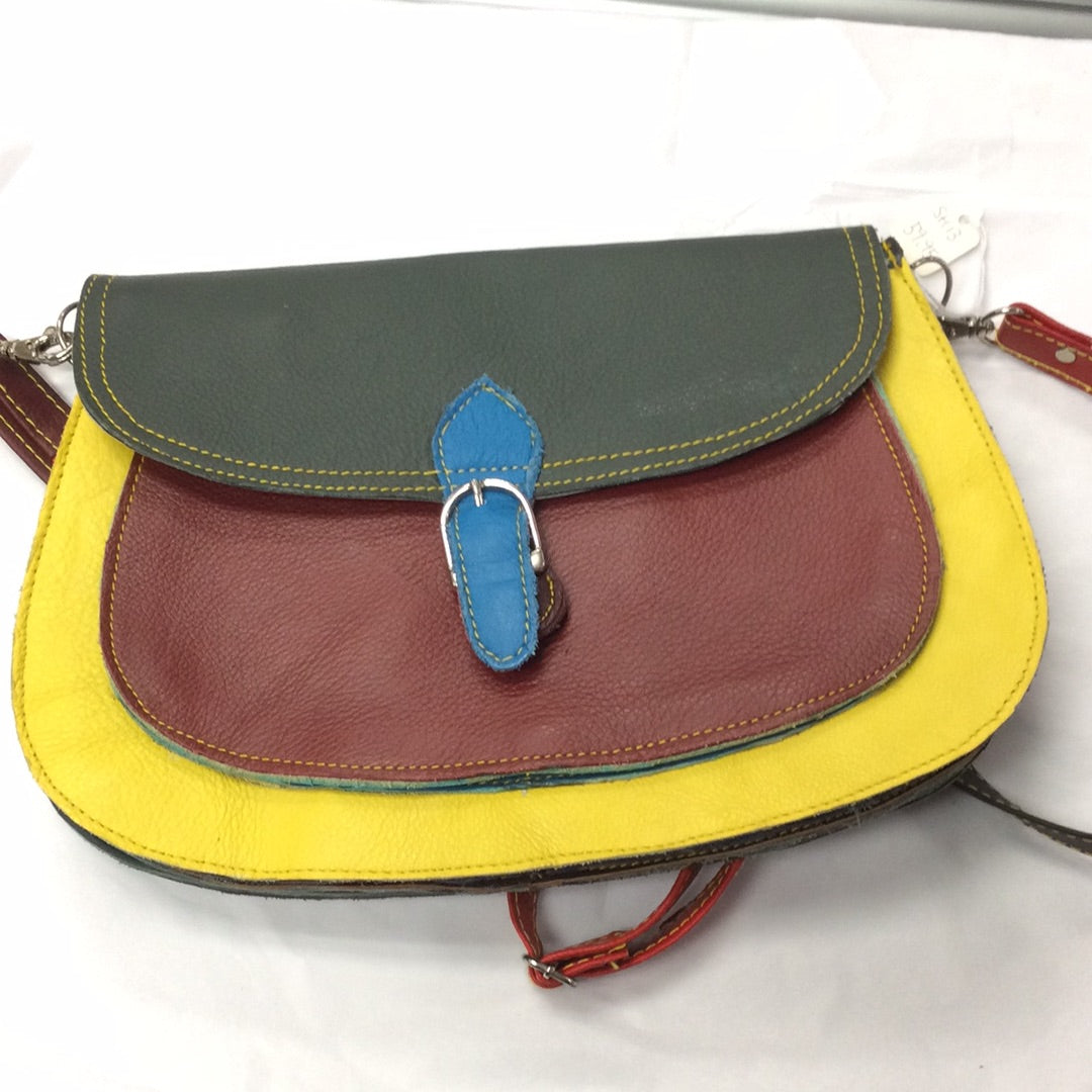 Big Oval Flap Bag Multicolour