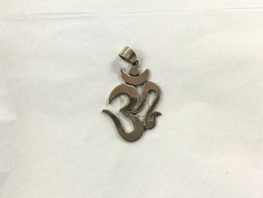 Silver Om Pendant