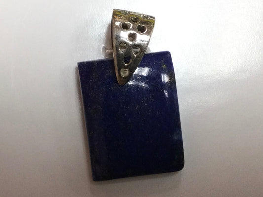 Lapis Lazuli Pendant - Square