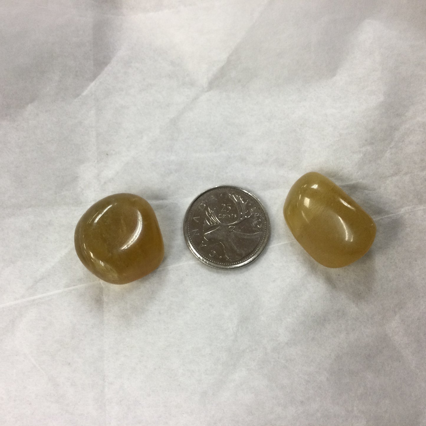 Tumbled Yellow Fluorite