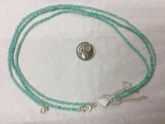 Amazonite necklace 17”