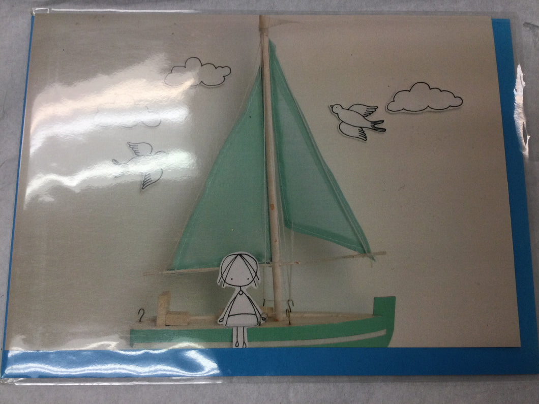 Vigo Production Greetin Cards-sailboat