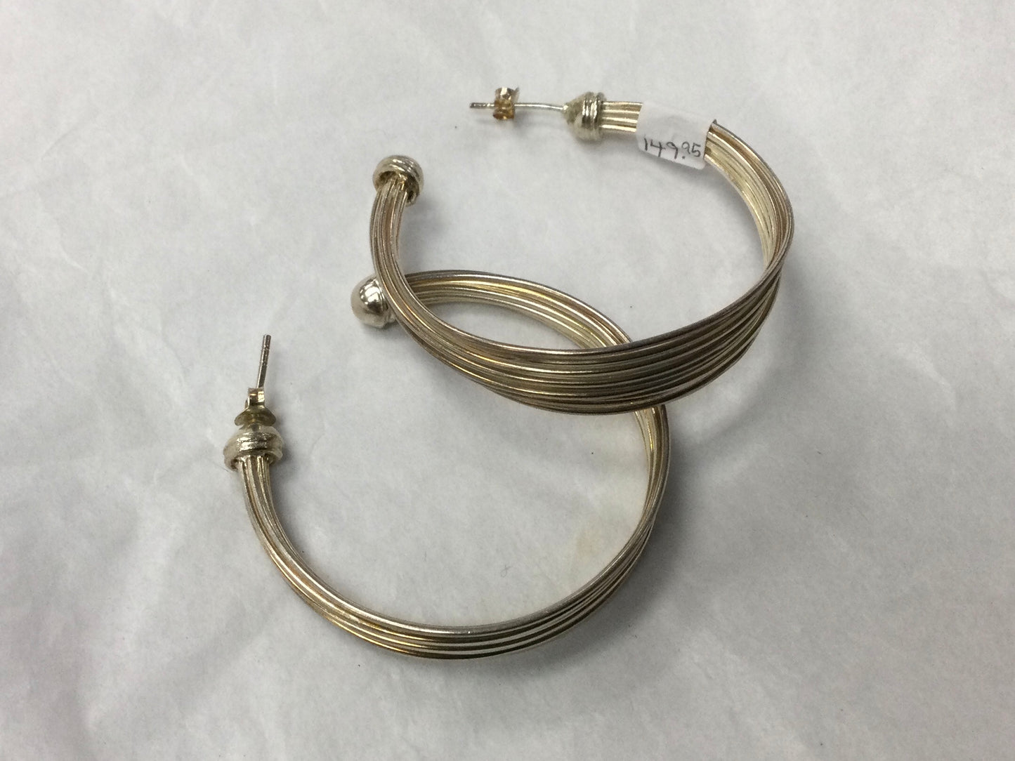 Multi-Strand Hoop Earrings