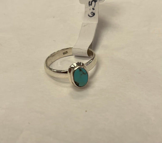 Oval Turquoise Ring