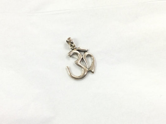 Silver Om Pendant