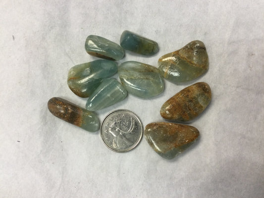 Tumbled Aqua Lemurian Aquatain