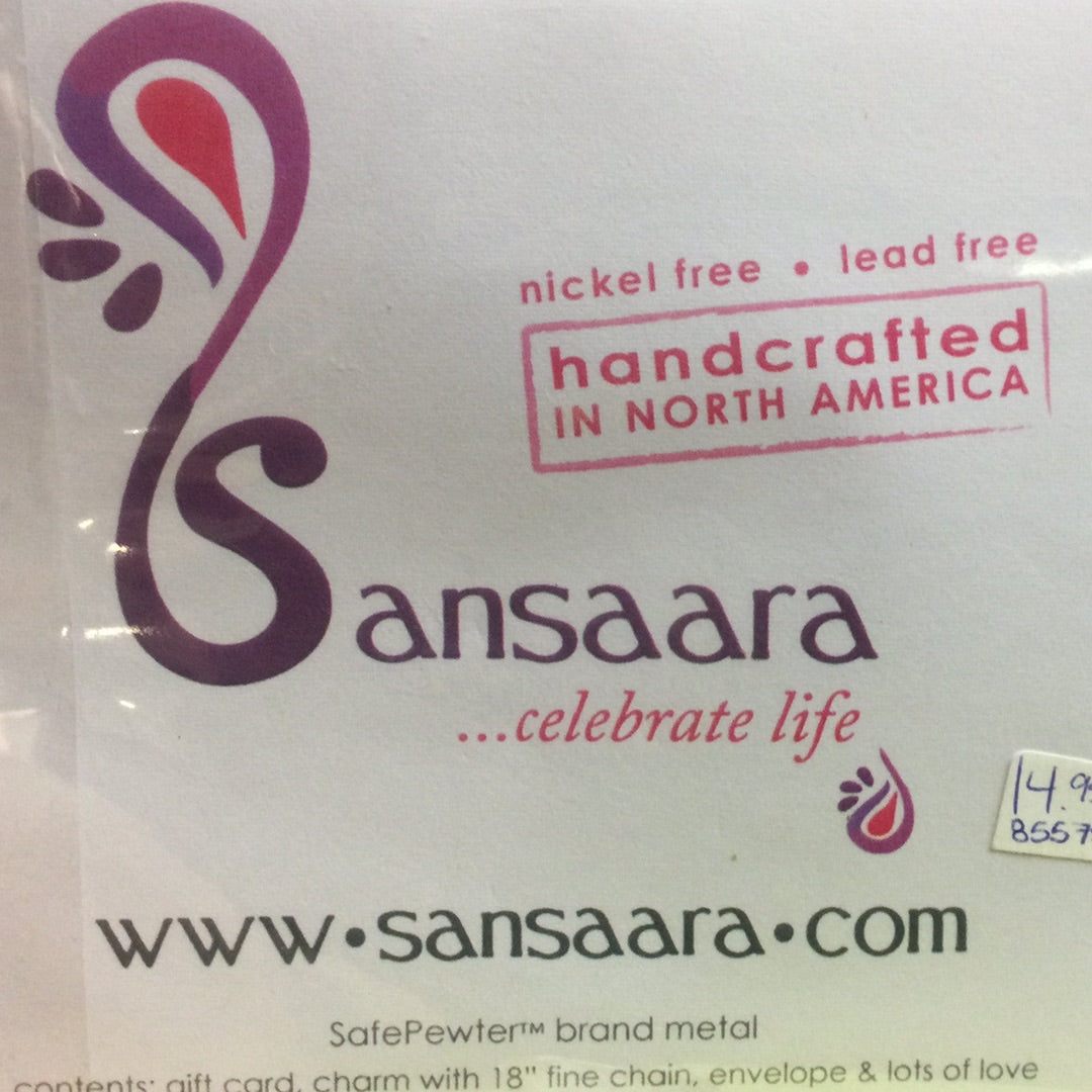 Sansaara Card w/ Necklace, Look Within