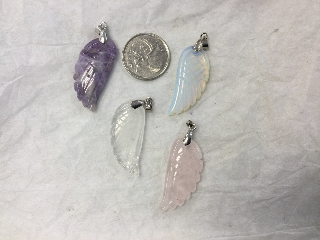 Crystal Wing Pendant