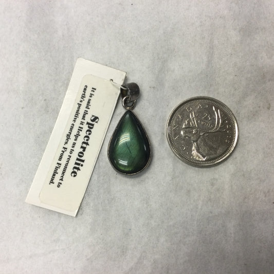 Spectrolite Teardrop Pendant