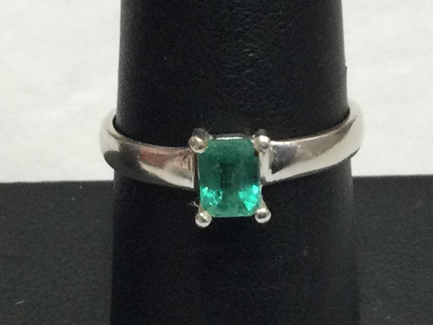 Modern Rectangular-Cut Ring (Size 8)