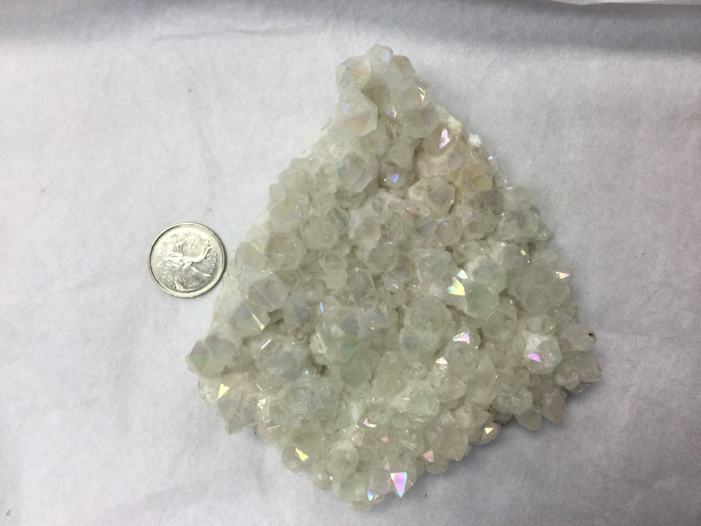 Aqua Aura Quartz Cluster