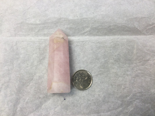 Octohedron Rose Quartz Point