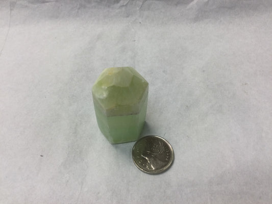 Pistachio Calcite Points