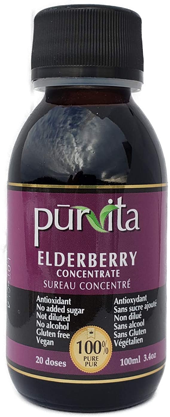 Purvita - Elderberry Concentrate - 100mL - 20 doses