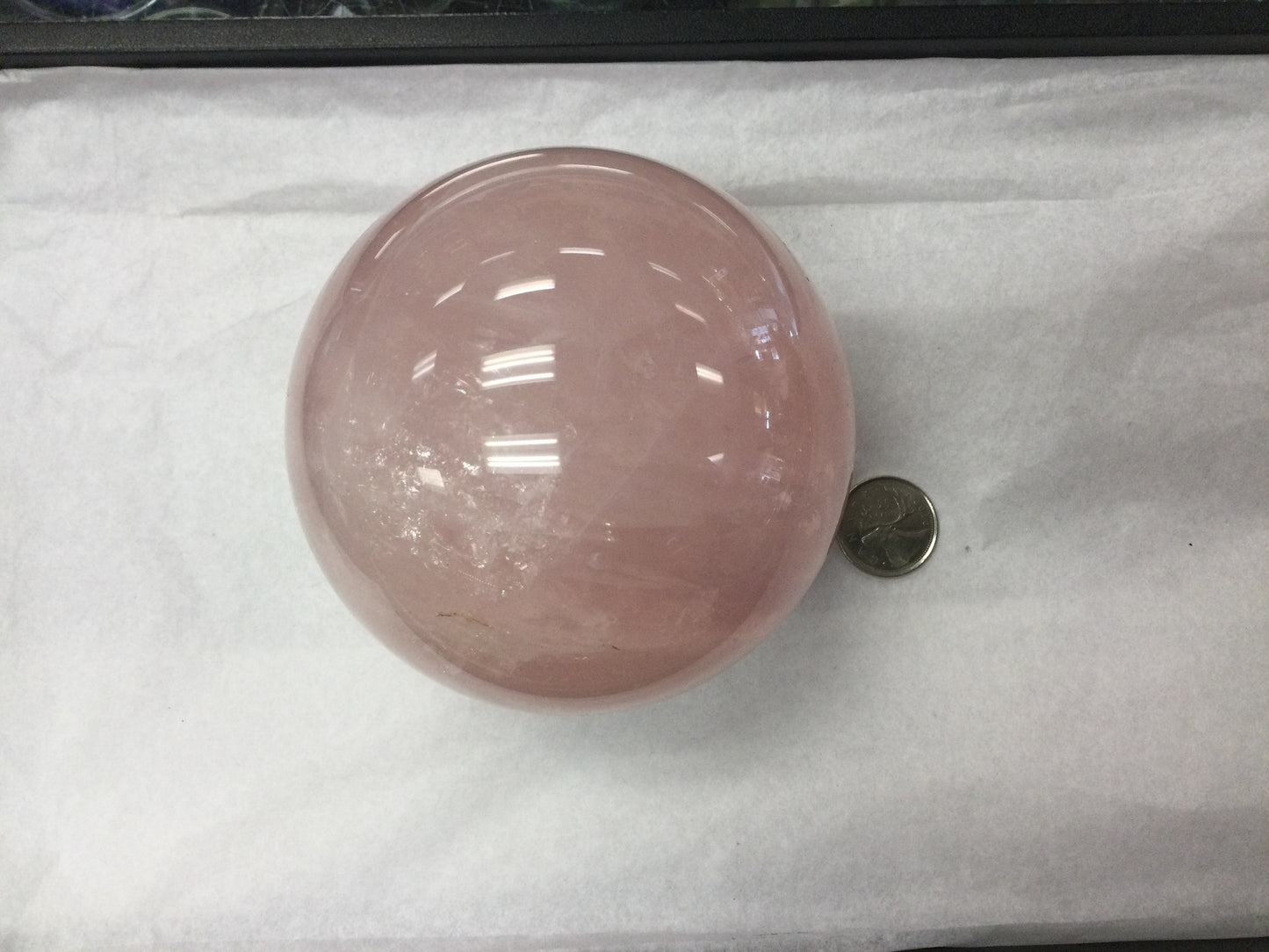 Large rose Quartz sphere 13”